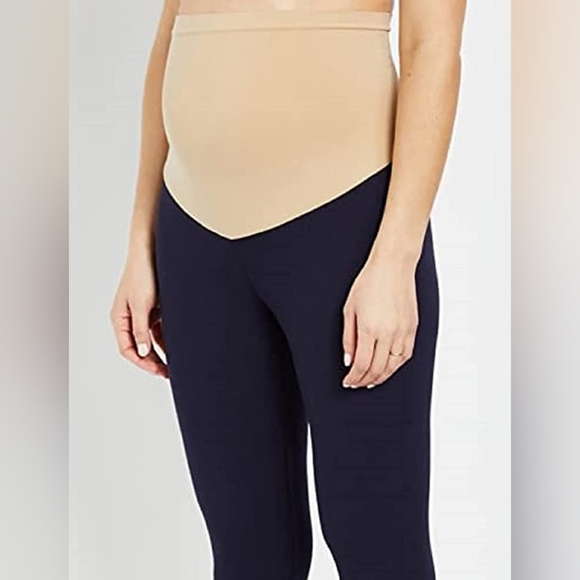 NEW 3X Motherhood Maternity  Essential Stretch Secret Fit Belly Leggings black - Picture 2 of 2